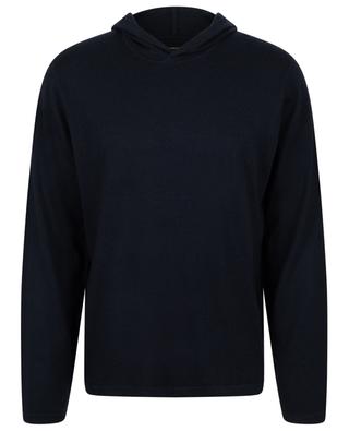 Strick-Kapuzensweatshirt aus Baumwolle und Kaschmir Featherweight VINCE