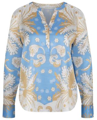 Langärmelige Bluse aus Seide mit Paisleyprint HERZEN'S ANGELEHEIT