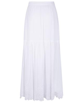 Antoinette long tiered flounced embroidered skirt VANESSA BRUNO