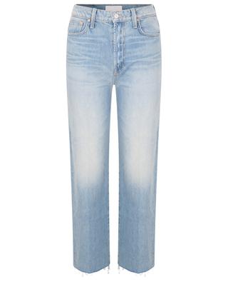 The Rambler Zip Ankle Fray cotton straight-leg jeans MOTHER