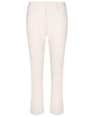The Insider Flood Crystal Grey cotton cropped bootcut jeans MOTHER