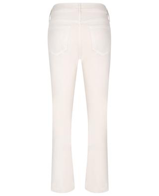 The Insider Flood Crystal Grey cotton cropped bootcut jeans MOTHER