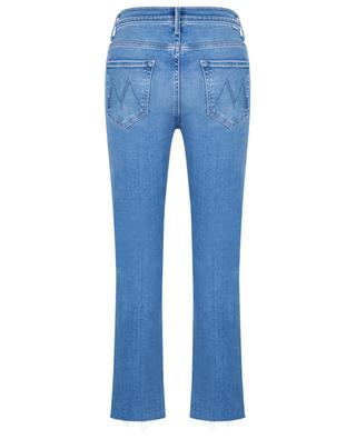 Verkürzte Bootcut-Jeans aus Baumwolle und Modal The Insider Crop Step Fray MOTHER