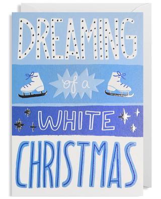 Dreaming of a White Christmas greeting card LAGOM DESIGN
