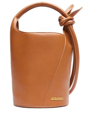 Mini-Bucket-Tasche aus Glattleder Le Petit Tourni JACQUEMUS