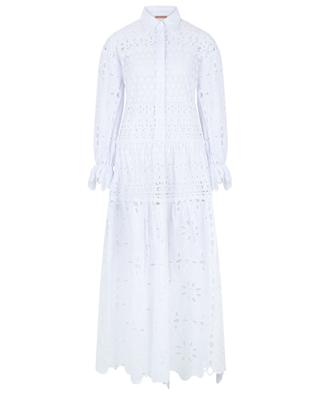 Robe chemise longue à broderies anglaises ERMANNO SCERVINO LIFE