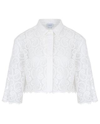 Paisley macramé cropped blouse GIAMBATTISTA VALLI