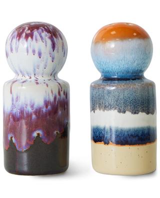 Salière et poivrier 70s Ceramics Stargaze HKLIVING