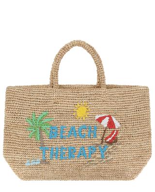 Vanity Beach Therapy raffia tote bag MC2 SAINT BARTH