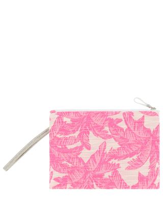 Stella All Day waterproof palm tree adorned jacquard pouch KOKU CONCEPT