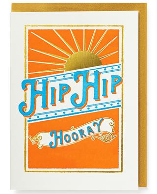 Hip Hip Hooray post card ARCHIVIST
