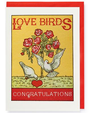 Love Birds wedding card ARCHIVIST