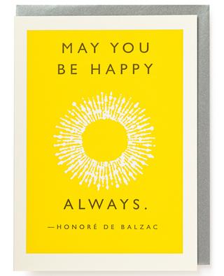 Be Happy post card ARCHIVIST