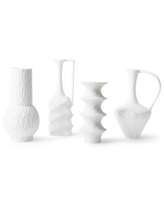 Matt White Porcelain 4-piece vase set HKLIVING