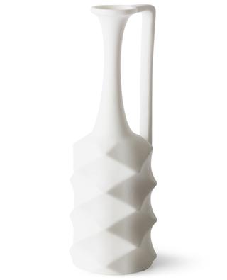 4-teiliges Vasenset Matt White Porcelain HKLIVING