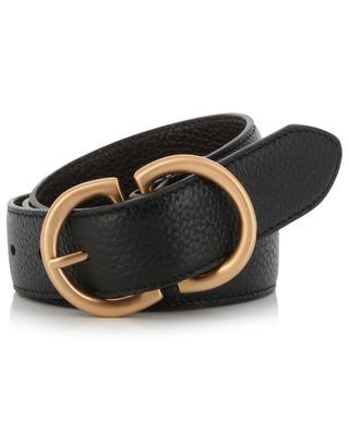 Dollaro grained leather belt - 35 mm BONGENIE GRIEDER
