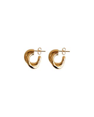 The Diana gold-tone hoop earrings LIE STUDIO