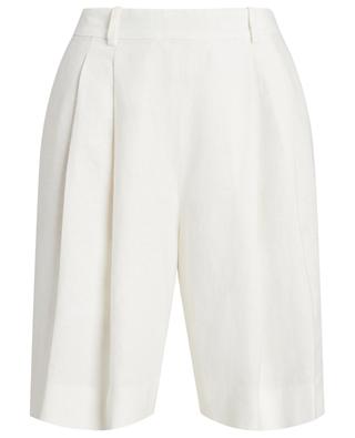 Wide-leg linen shorts with waistband tucks POLO RALPH LAUREN