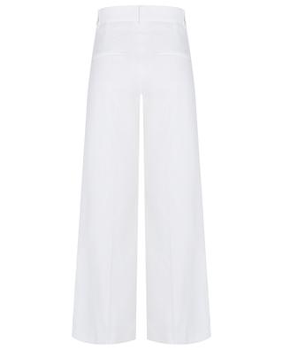 California cropped wide-leg cotton blend trousers CAMBIO