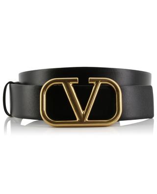 VLogo Signature reversible smooth leather belt - 40 mm VALENTINO GARAVANI