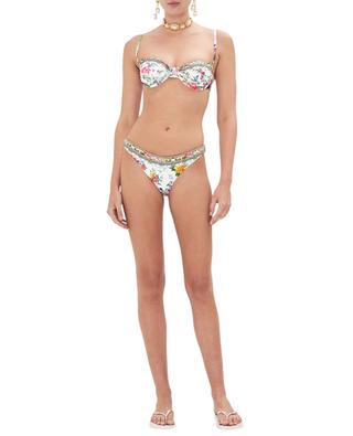 Plumes and Parterres balconnet bikini top with removable straps CAMILLA