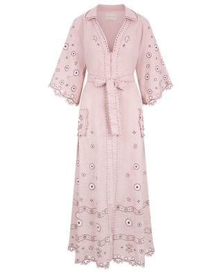 Glass House embroidered linen maxi dress MY SLEEPING GYPSY