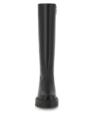 Glattleder-Stiefel mit gezahnter Sohle Soho Knee-High 45 STUART WEITZMAN