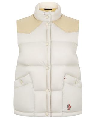 Sorapis bi-material sleeveless down jacket MONCLER GRENOBLE