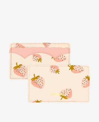 Strawberries printed card case ATWS.