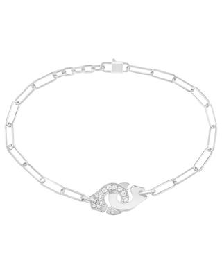 Menottes R10 white gold and diamond bracelet DINH VAN