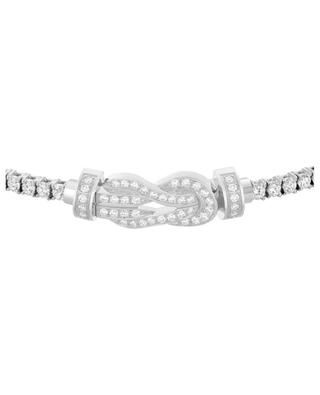 Force 10 MM Semi Dia white gold and diamond bracelet buckle FRED PARIS