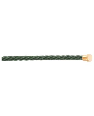 Force10 MM Kaki bracelet cable with gold-tone ends FRED PARIS