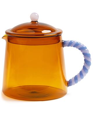 Duet Amber glass teapot KLEVERING