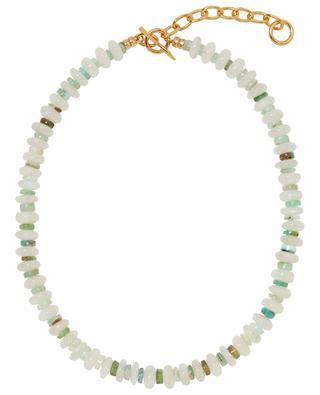 Halskette aus grünem Opal und Mondstein Tola LIZZIE FORTUNATO