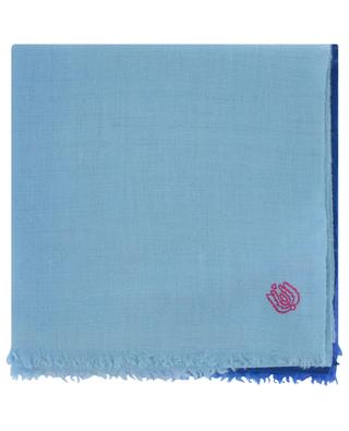 Dip Dye cashmere shawl PINK MAHARANI
