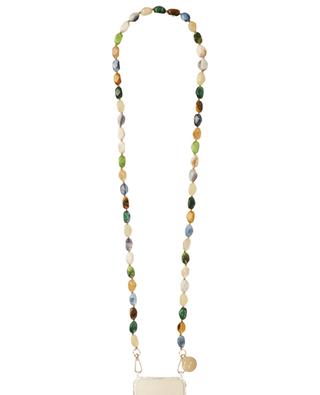 Polly glass bead phone chain strap LACOQUEFRANCAISE