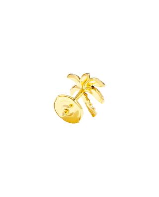Palmier single yellow gold and diamond stud earring YVONNE LEON