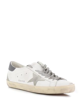 Super-Star white and grey low-top sneakers GOLDEN GOOSE