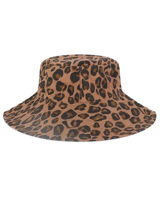 Verveine leopard and stripe reversible bucket hat BALZAC PARIS