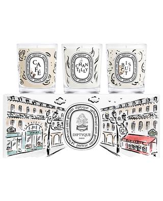 Café Chantilly Biscuit 3 scented candle gift box - 3 x 70 g DIPTYQUE