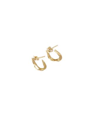 The Aura yellow gold earrings ELI-O