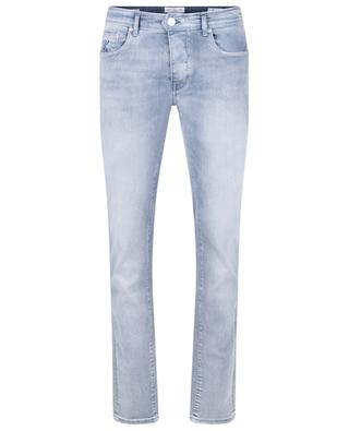 Light Blue Grey organic cotton slim fit jeans ACE DENIM
