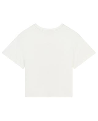 T-shirt fille en coton bio imprimé Spirales CHLOE
