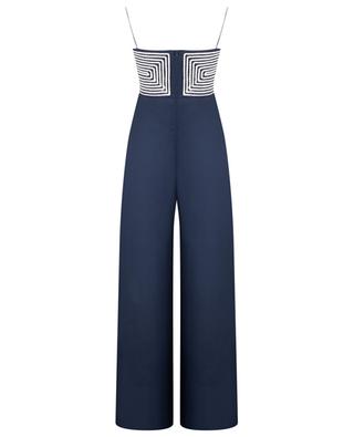 Al Ritmo linen strappy jumpsuit with cord detailing ANDRES OTALORA