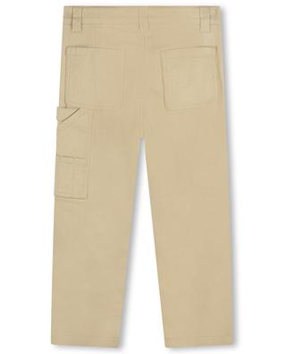 Patch adorned boy's cargo trousers with KENZO