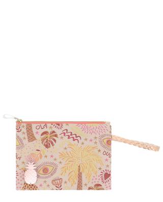 Stella All Day waterproof exotic pattern adorned jacquard pouch KOKU CONCEPT