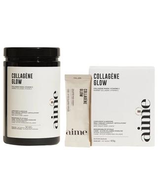 Collagène Glow hair skin and nail food supplement - 30 doses AIME