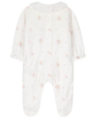 Pyjama für Babys aus geblümtem Samt TARTINE ET CHOCOLAT