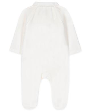 Samt-Pyjama für Babys mit Häschenstickereien ABCD TARTINE ET CHOCOLAT