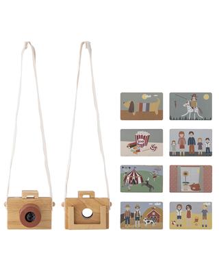 Dalton children's wooden camera with 6 pictures BLOOMINGVILLE